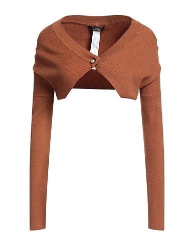 ACTITUDE by TWINSET Shrug Camel 42% Viscose, 25% Polyester, 15% Lyocell, 15% Acrylic, 3% Cashmere