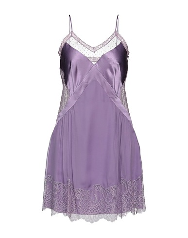 ALBERTA FERRETTI Short dress Mauve 100% Silk, Polyamide