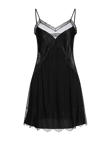 ALBERTA FERRETTI Short dress Black 100% Silk, Polyamide
