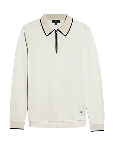 DUNHILL Polo shirt Ivory 100% Cotton