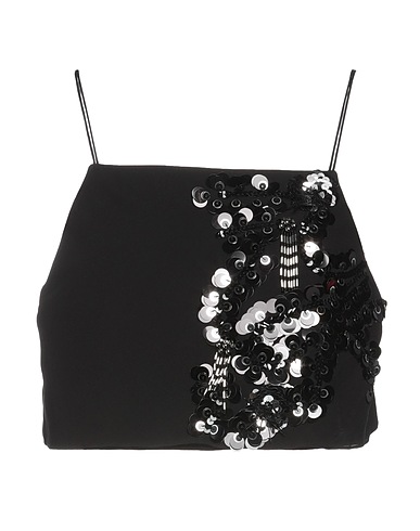 DOROTHEE SCHUMACHER Top Black 67% Viscose, 28% Polyamide, 5% Elastane