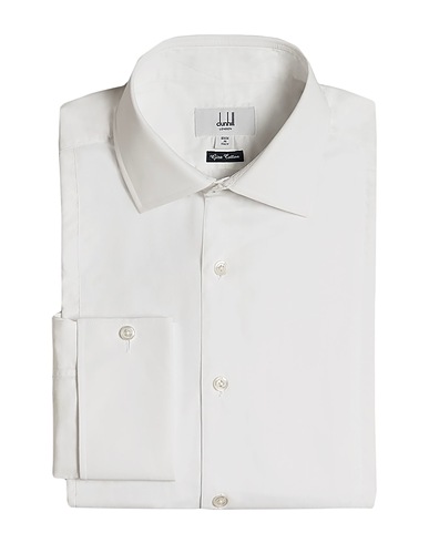 DUNHILL Solid colour shirt White 100% Cotton