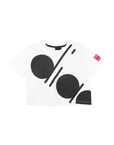 DIADORA T-shirt White 50% Cotton, 50% Polyester