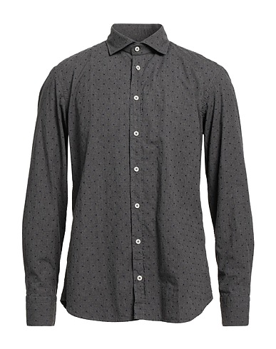 BASTONCINO Patterned shirt Lead 100% Cotton