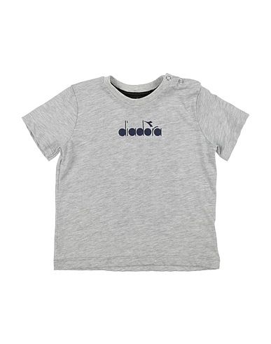 DIADORA T-shirt Light grey 100% Cotton