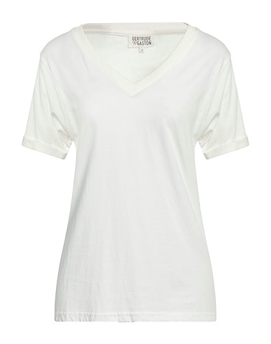GERTRUDE + GASTON Basic T-Shirt White 100% Cotton
