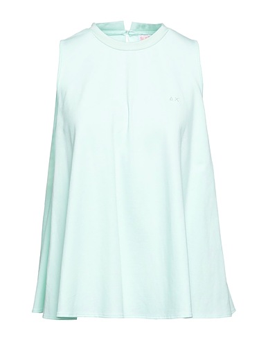 SUN 68 Top Light green 95% Cotton, 5% Elastane