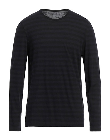 MAJESTIC FILATURES Футболка Чёрный 70% Хлопок, 15% Кашемир, 15% Шелк