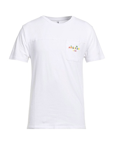 MOSCHINO T-shirt White 94% Cotton, 6% Elastane