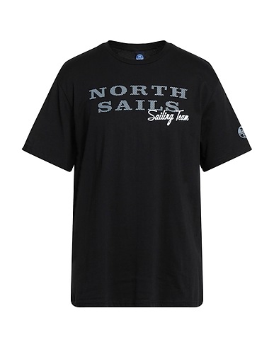 NORTH SAILS T-shirt Nero 100% Cotone