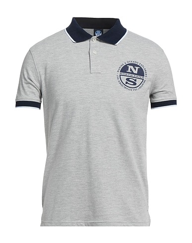 NORTH SAILS Polo Gris clair 94% Coton, 6% Élasthanne