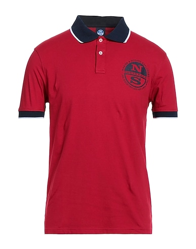 NORTH SAILS Polo shirt Brick 94% Cotton, 6% Elastane