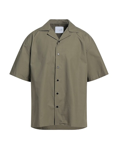 GAëLLE Paris Solid color shirt Military green 100% Cotton