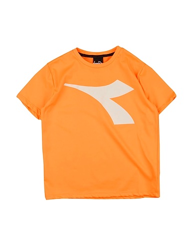DIADORA T-shirt Orange 100% Cotton