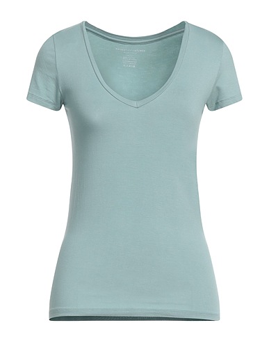 MAJESTIC FILATURES T-shirt Celeste 94% Viscosa, 6% Elastan