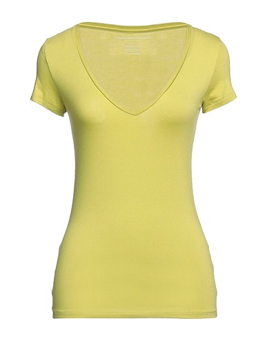 MAJESTIC FILATURES T-shirt Verde lime 94% Viscosa, 6% Elastan