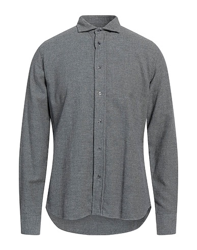 AGLINI Hemd mit Muster Grau 100% Baumwolle