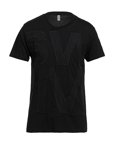 MOSCHINO T-shirt SWIM Nero 100% Cotone, Poliestere