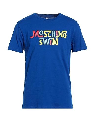 MOSCHINO T-shirt SWIM Bright blue 100% Cotton