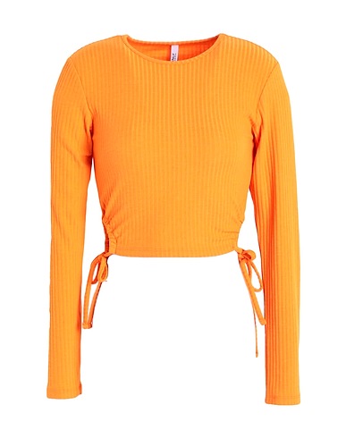 ONLY Crop top Arancione 65% Poliestere, 30% Viscosa, 5% Elastan