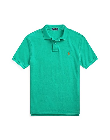 POLO RALPH LAUREN Polo CUSTOM SLIM FIT MESH POLO SHIRT
 Esmeralda 100% Algodón