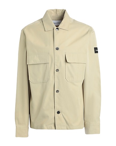 CALVIN KLEIN Shirts 71% Cotton, 29% Nylon