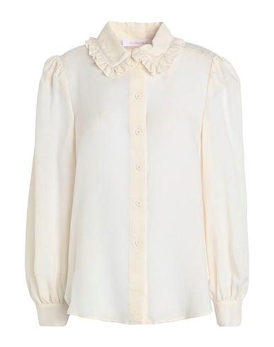 SEE BY CHLOÉ Solid color shirts & blouses Ivory 100% Viscose