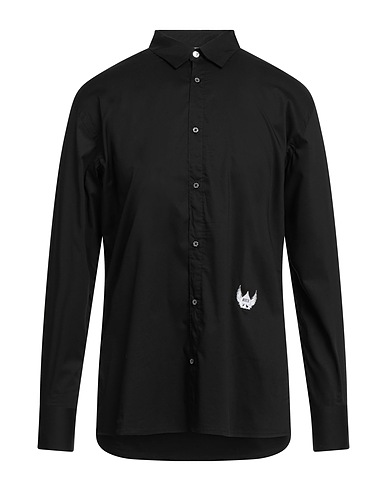 RICH Camicia tinta unita Nero 74% Nylon, 23% Elastan, 3% Cotone