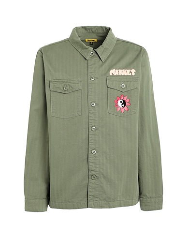 MARKET Shirts MARKET BREATHWORK ARMY JACKET	 Military green 100% Cotton