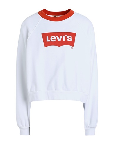 LEVI'S Sweatshirt VINTAGE RAGLAN CREW Rust 100% Cotton
