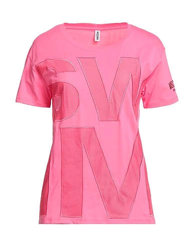 MOSCHINO T-shirt Fucsia 100% Cotone