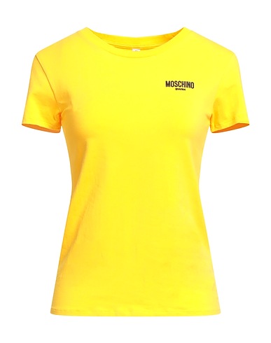MOSCHINO Basic T-Shirt SWIM Gelb 94% Baumwolle, 6% Elastan