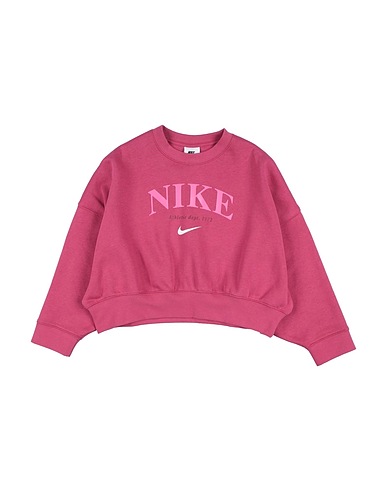 NIKE Sweatshirt G NSW TREND FLC CREW
 Fuchsia 80% Cotton, 20% Polyester, Elastane