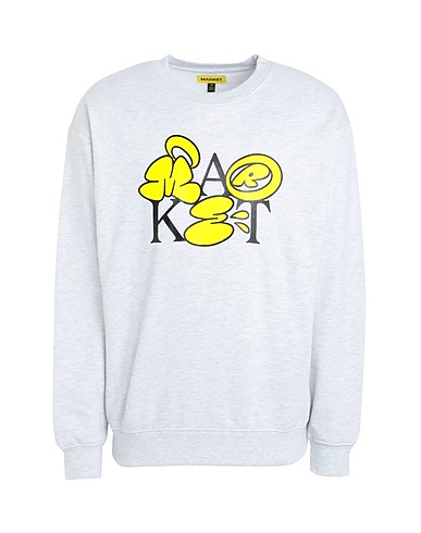 MARKET Sweatshirt MARKET BUBBLE LETTER CREWNECK SWEATSHIRT
 Light grey 100% Cotton