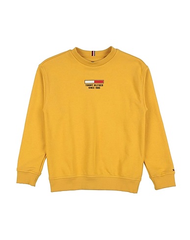 TOMMY HILFIGER Толстовка Охра 88% Хлопок, 12% Полиэстер, Эластан