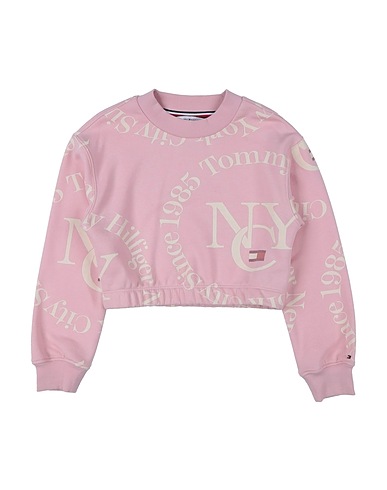 TOMMY HILFIGER Felpa Rosa chiaro 70% Cotone, 30% Poliestere
