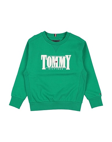 TOMMY HILFIGER Felpa Verde 88% Cotone, 12% Poliestere, Elastan