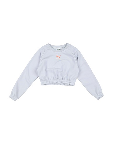 PUMA Sweatshirt Sky blue 68% Cotton, 32% Polyester, Elastane
