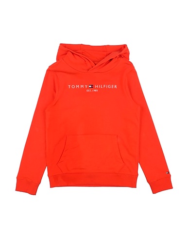 TOMMY HILFIGER Felpa Arancione 100% Cotone