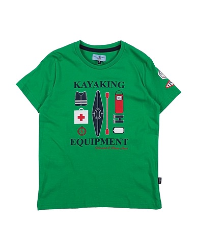 HARMONT & BLAINE T-shirt Green 100% Cotton