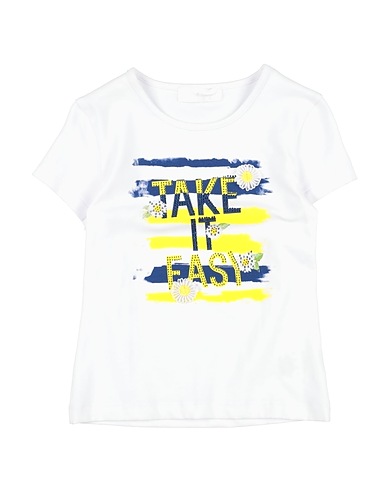 BYBLOS T-shirt White 92% Cotton, 8% Elastane