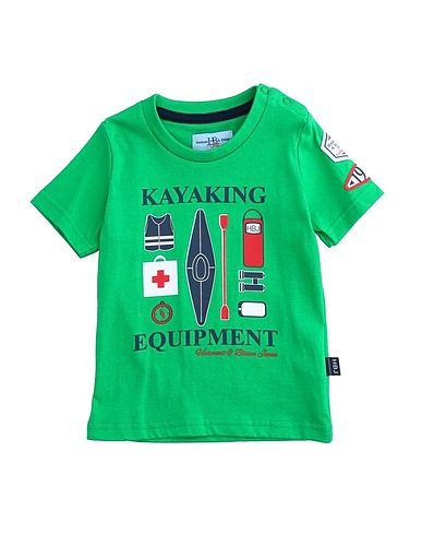 HARMONT & BLAINE T-shirt Green 100% Cotton