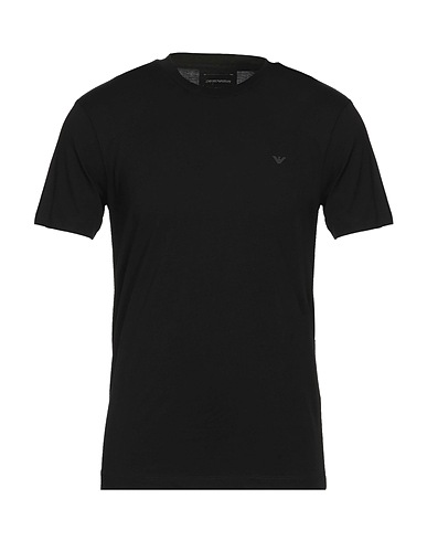 EMPORIO ARMANI Basic T-shirt Black Pima Cotton