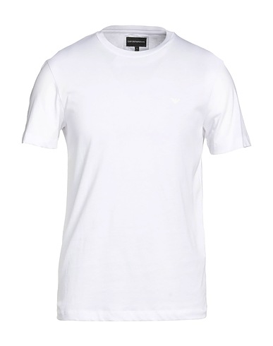 EMPORIO ARMANI Basic T-shirt White Pima Cotton