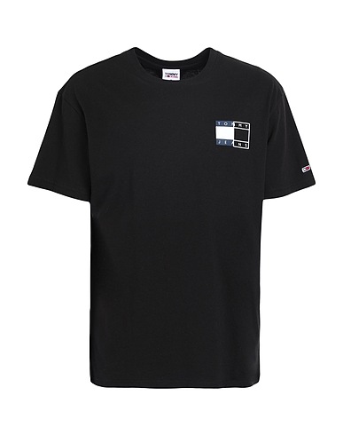 TOMMY JEANS T-shirt Nero 100% Cotone