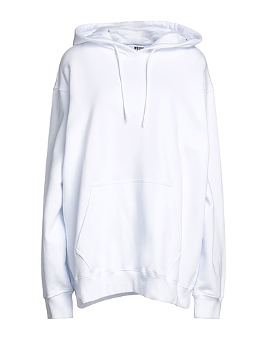 MSGM Hooded sweatshirt White 100% Cotton