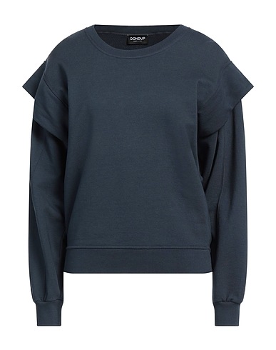 DONDUP Sweatshirt Midnight blue 100% Cotton, Elastane