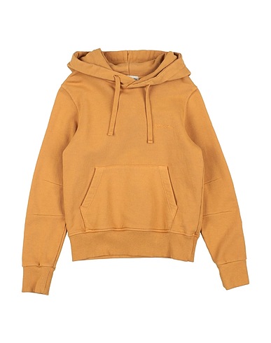 PAOLO PECORA Hooded sweatshirt Mustard 100% Cotton