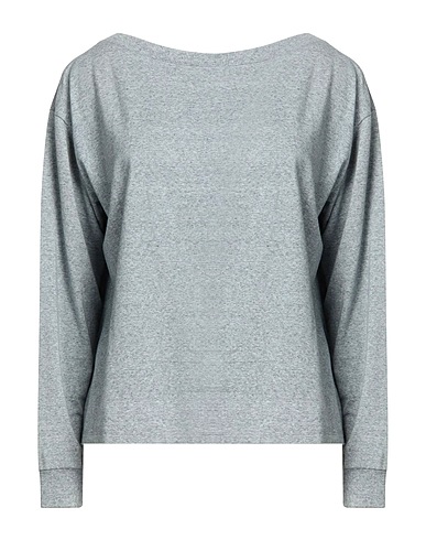 ALESSIA SANTI T-shirt Grey 65% Lyocell, 28% Cotton, 7% Elastane