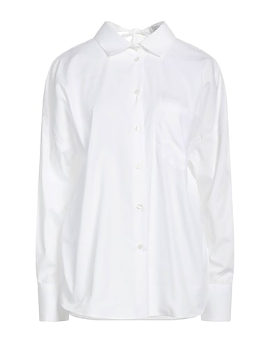 VALENTINO GARAVANI Solid colour shirts & blouses White 100% Cotton
